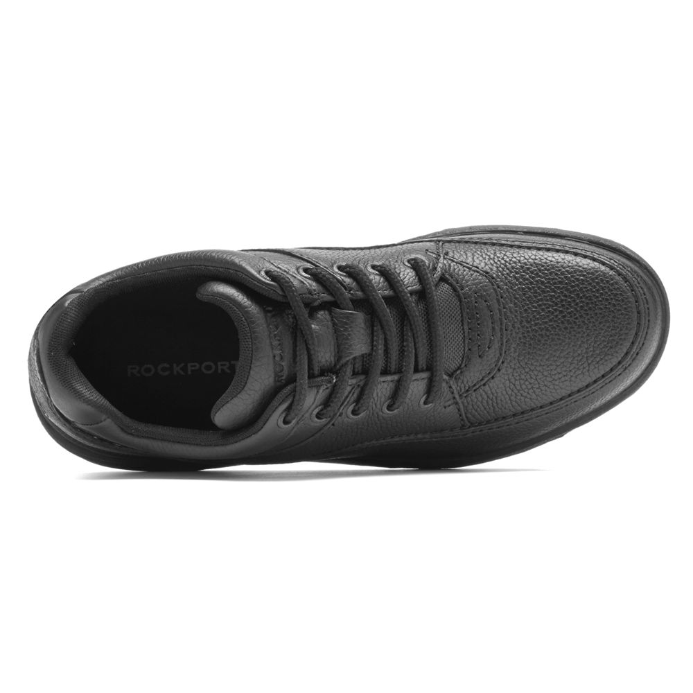 Rockport Mens Sneakers Black - World Tour Classic Shoe - UK 108-KQTZEH